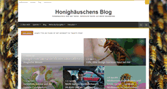 Desktop Screenshot of honighaeuschen.de